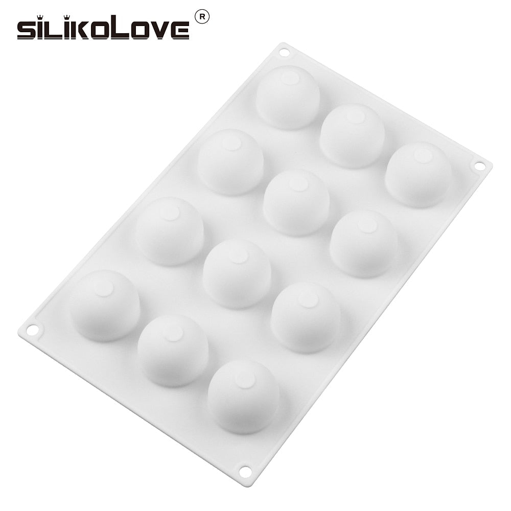 Silicone Cake Mold Baking Accessories Round Ball Mousse Mold Silicone Bakeware Home Kitchen Sugarcraft Dessert Tools