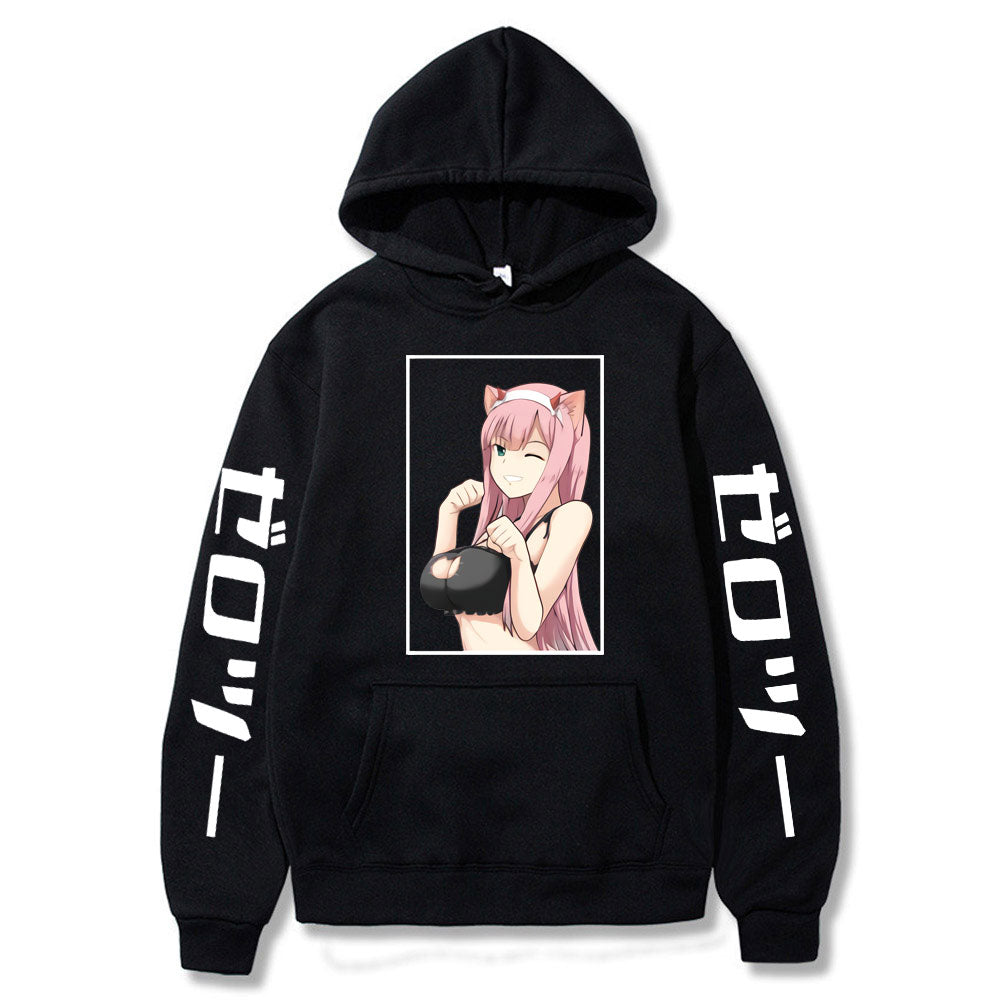 Anime Darling In The Franxx Men Women Unisex Hoodies Sweatshirts Zero Two Hoodie Autumn Winter