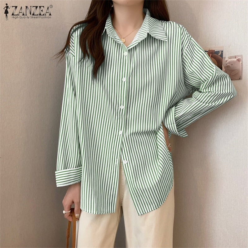 Stylish Solid Shirts Women's Asymmetrical Blouse Casual Lace Up Blusas Female Button Lapel Shirt Oversized Tunic