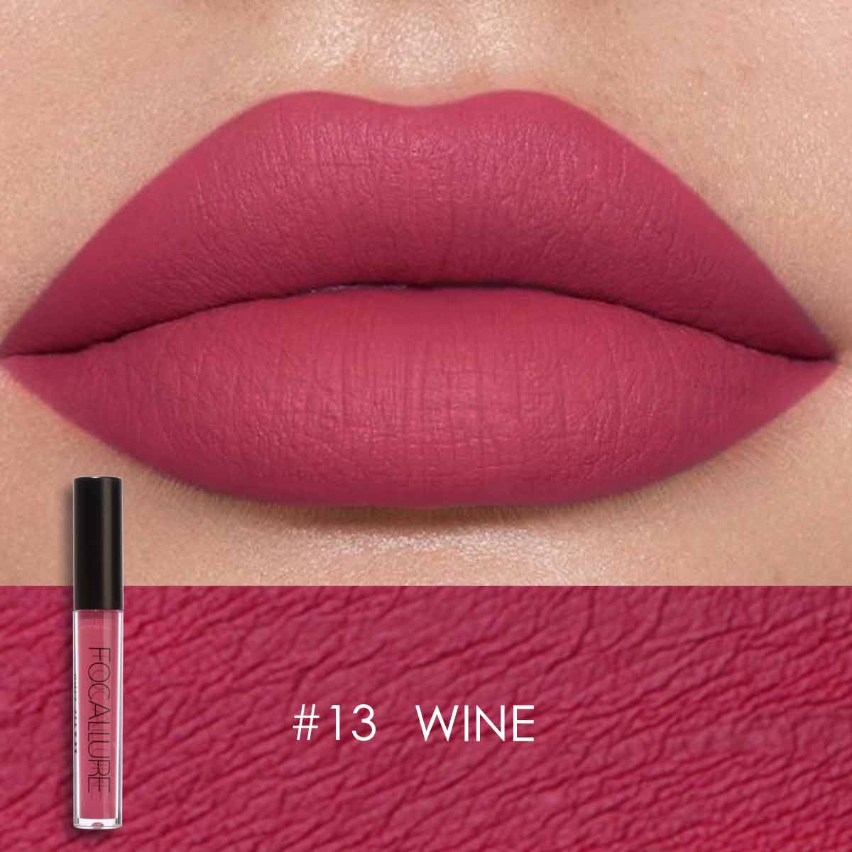 FOCALLURE 39 Color Matte Lipgloss Lip Tint Paint Colors Long Lasting Waterproof Liquid Moisturizing Lipstick Beauty Makeup