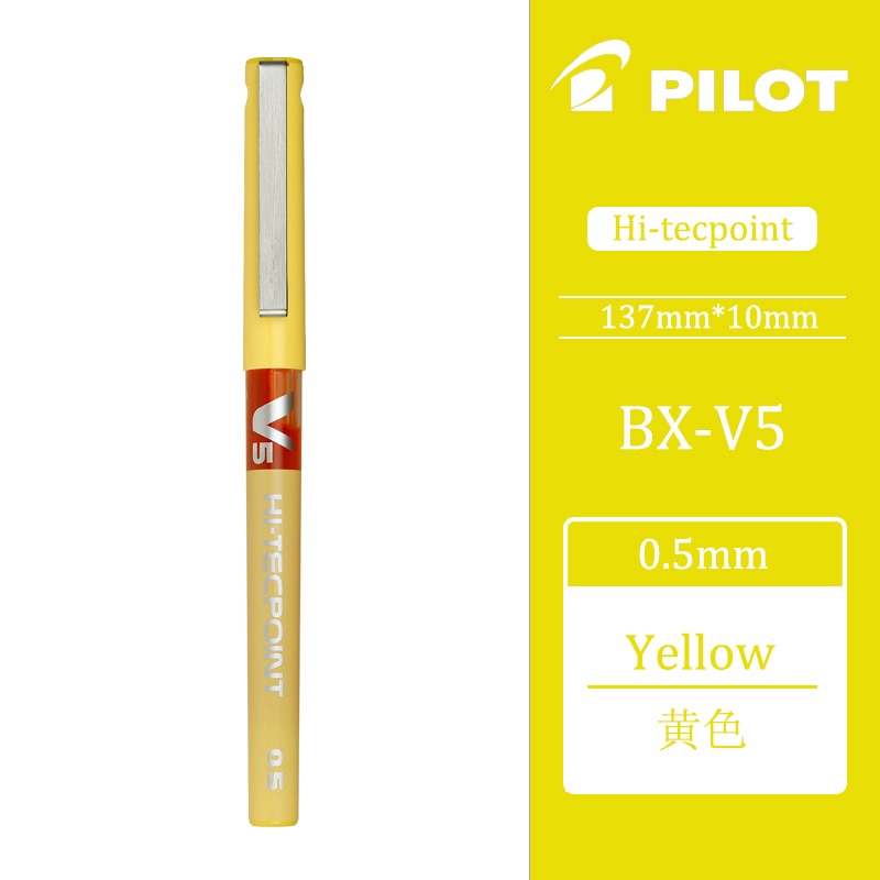 1PCS Pilot Needle Nib Gel Pen V5 Water-based Ballpoint Pen Stationery Office Supplies Writing 0.5mm BX-V5 Kawaii School Supplies