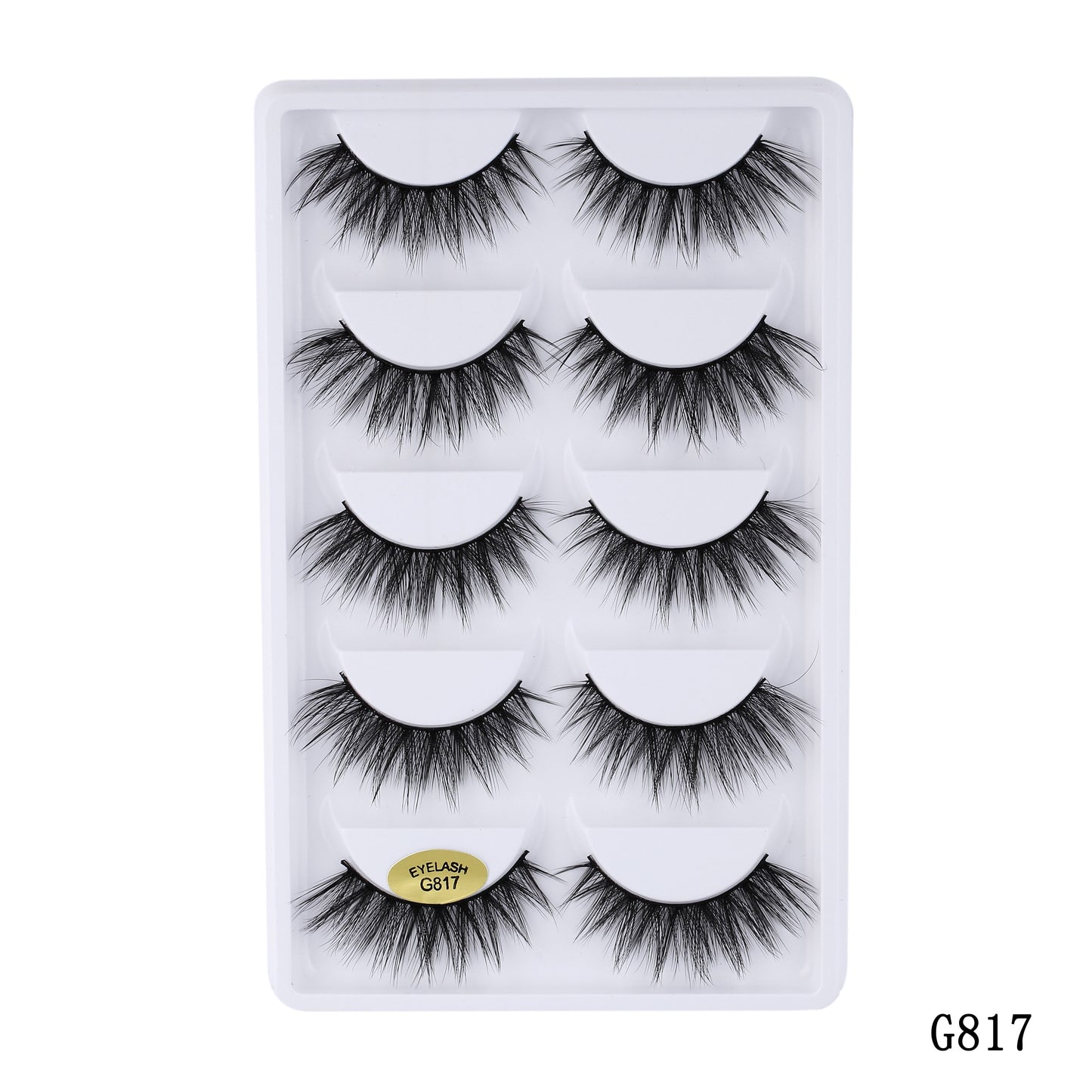 5 Pairs 5D Nerz Wimpern Natürliche Falsche Wimpern Wimpern Weichen Gefälschte Wimpern Verlängerung Make-Up Großhandel