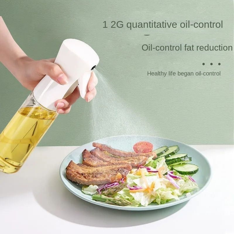 200/300 ML Oil Spray Pot Kitchen Household Edible Olive Oil Spray Bottle Atomized Misty Oil Tank Air Fryer Spray Bottle