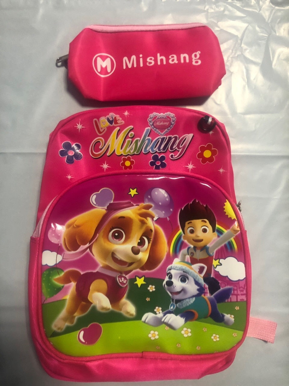 New Paw Patrols Toy Cartoon School Backpack Cartoon Lighten Kindergarten Bag Chase Skye Marshall Figure Print for Kids 2-8Y