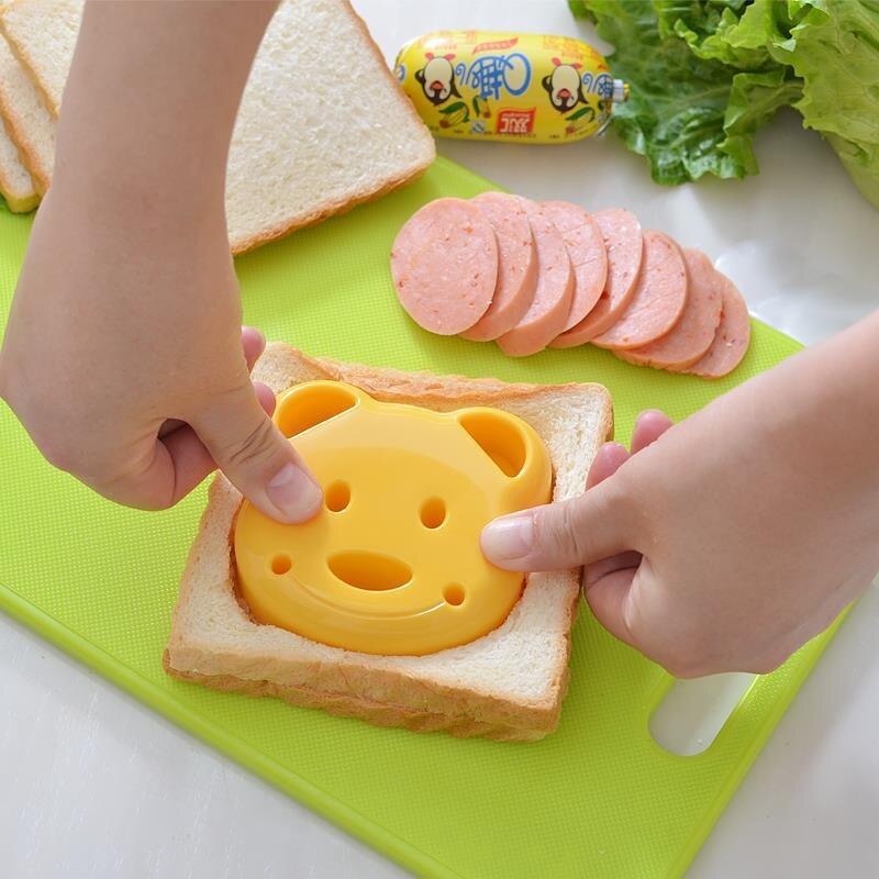 Cute Heart Shape Sandwich Cutter Bread Mold Toast Maker Cake Cookie Cutter Kitchen Breakfast Dessert DIY Tool