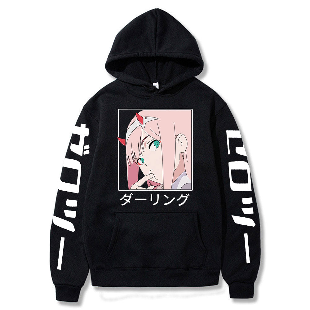 Anime Darling In The Franxx Men Women Unisex Hoodies Sweatshirts Zero Two Hoodie Autumn Winter