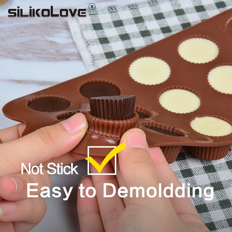 3D Chocolate Mold Silicone Chocolates Molds for Baking Nonstick Jelly Pudding Sugarcraft Mould DIY Kitchen Bakeware