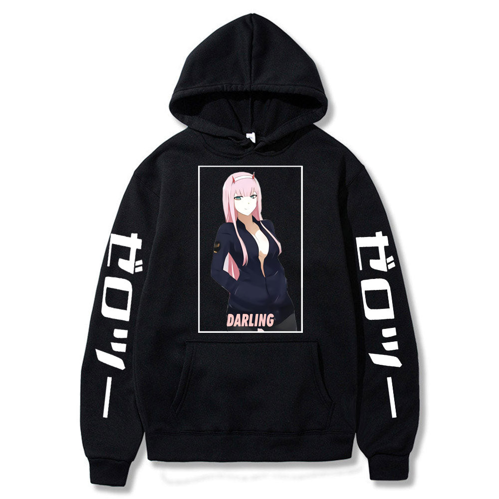 Anime Darling In The Franxx Men Women Unisex Hoodies Sweatshirts Zero Two Hoodie Autumn Winter