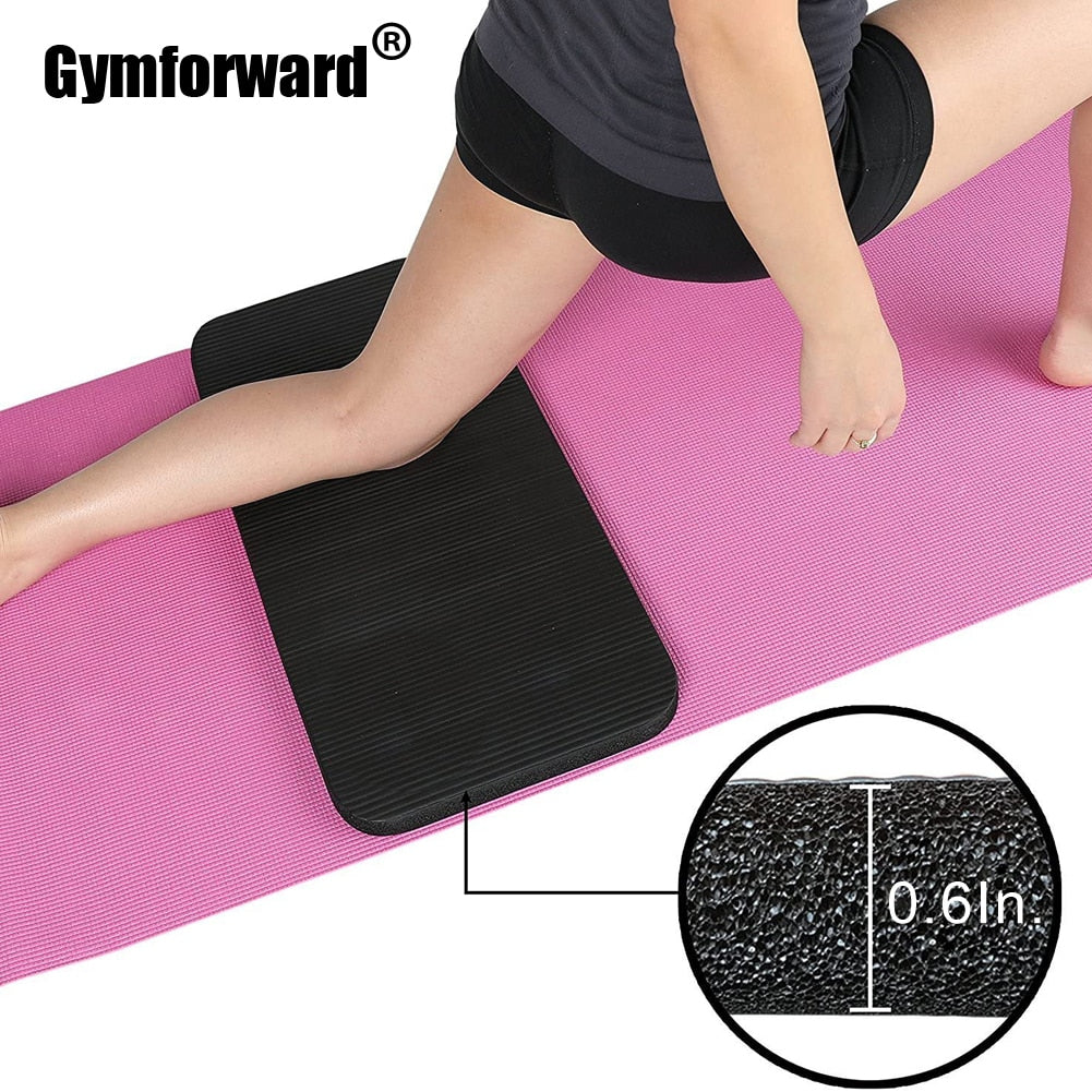 1.5cm Extra Thick Yoga Knee Pad Non-slip Foam Yoga Pads Fitness Crossfit Pilate Mat Workout Sport Plank Cushion Gym Equipment