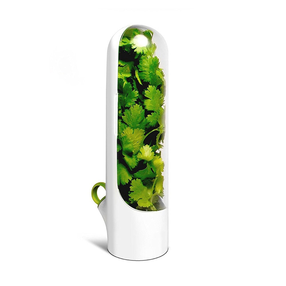 Preservation Cup Herb Storage Container Vegetables Fresh Preservation Bottle Herb Keeper Container Kitchen Gadgets