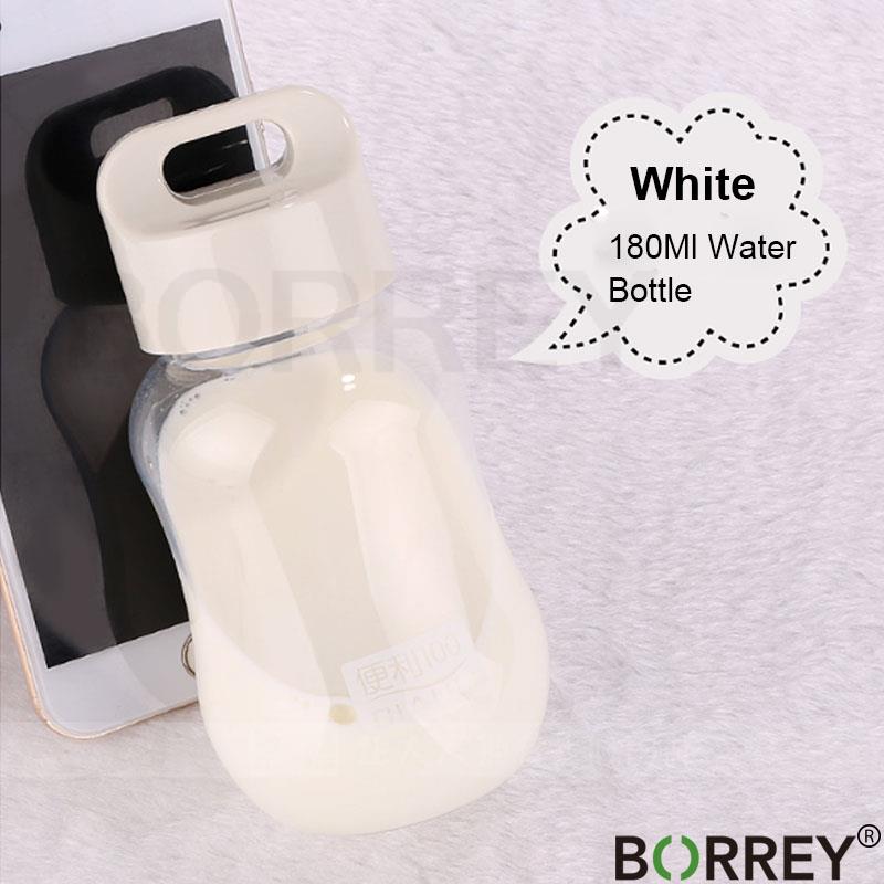 BORREY Colored Plastic Small Water Bottles Portable School Water Bottles Bpa Free Mini Cute Kids Children Direct Drinking Bottle