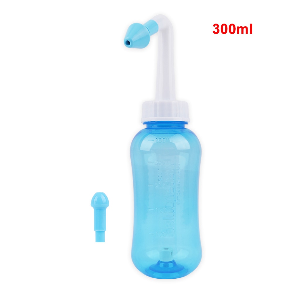 1set 300ML Nasal irrigator Nasal Rinse Bottle Nasal Wash Cleaner Nose Protector Avoid Allergic Rhinitis Adults Children Neti Pot