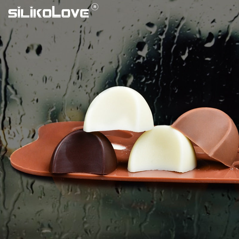 3D Chocolate Mold Silicone Chocolates Molds for Baking Nonstick Jelly Pudding Sugarcraft Mould DIY Kitchen Bakeware