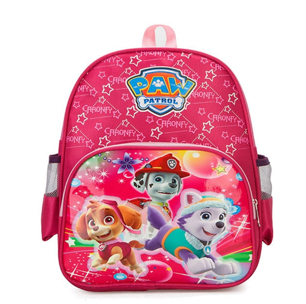 New Paw Patrols Toy Cartoon School Backpack Cartoon Lighten Kindergarten Bag Chase Skye Marshall Figure Print for Kids 2-8Y