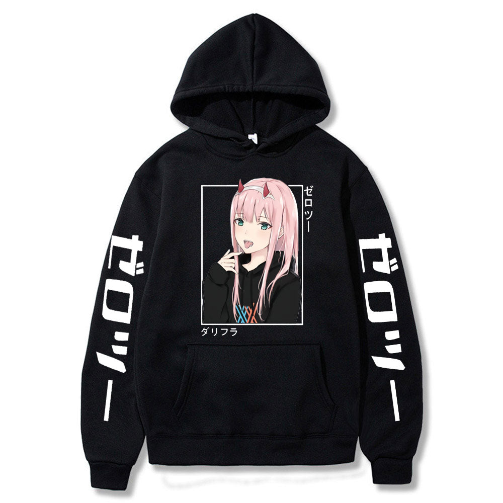 Anime Darling In The Franxx Men Women Unisex Hoodies Sweatshirts Zero Two Hoodie Autumn Winter