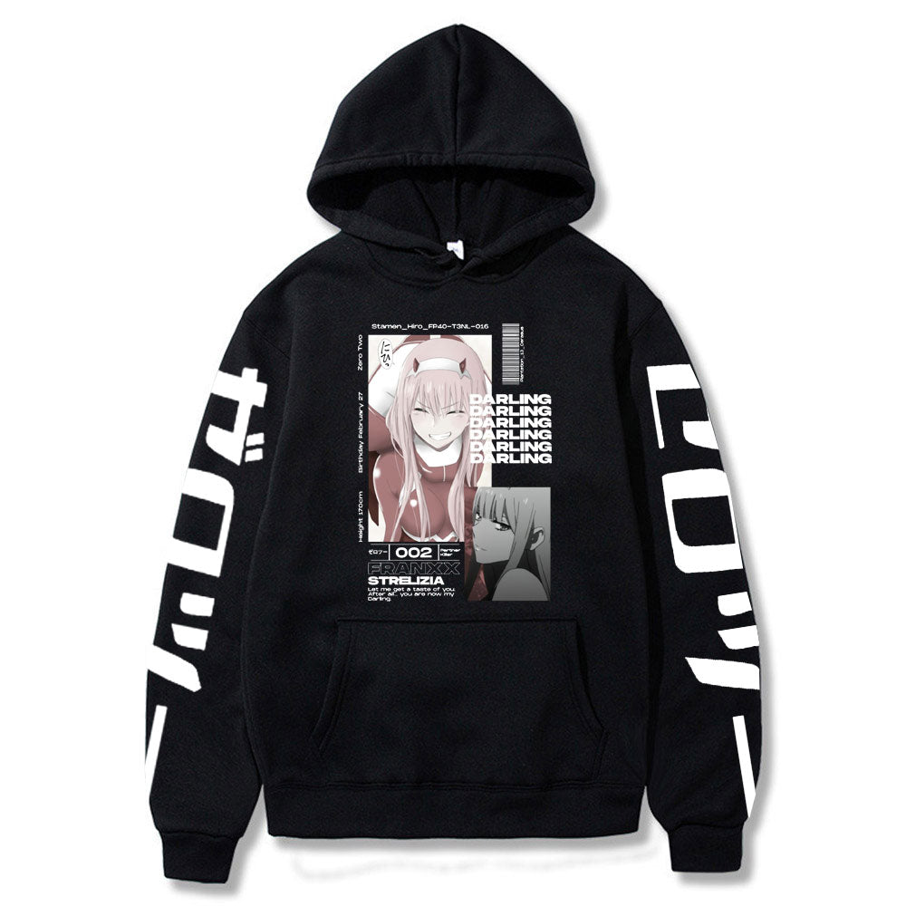 Anime Darling In The Franxx Men Women Unisex Hoodies Sweatshirts Zero Two Hoodie Autumn Winter