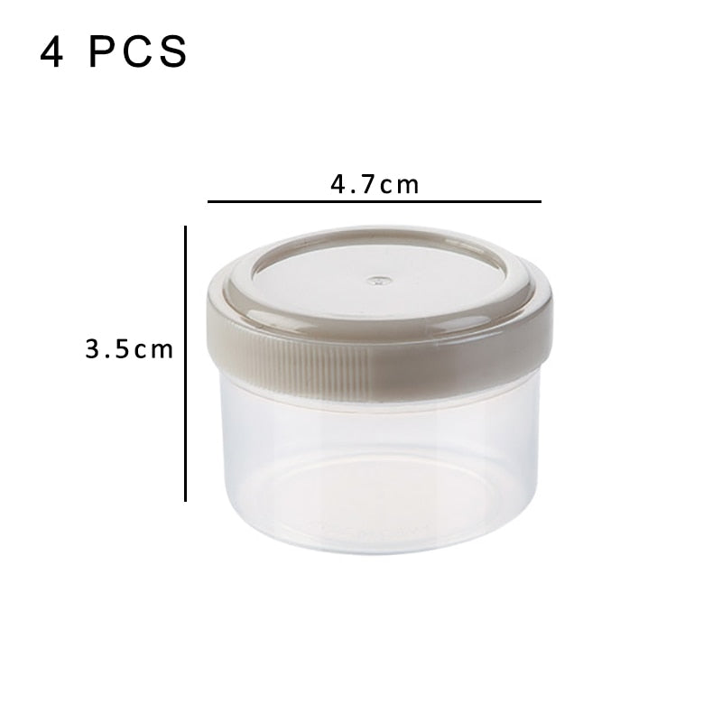 Portable Plastic Sauce Squeeze Bottle Mini Seasoning Box Salad Dressing Cooking Tool Kitchen Accessories Condiment Dispenser