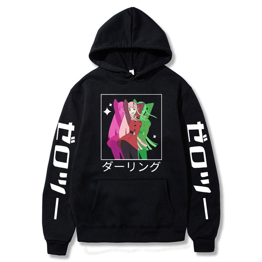 Anime Darling In The Franxx Men Women Unisex Hoodies Sweatshirts Zero Two Hoodie Autumn Winter