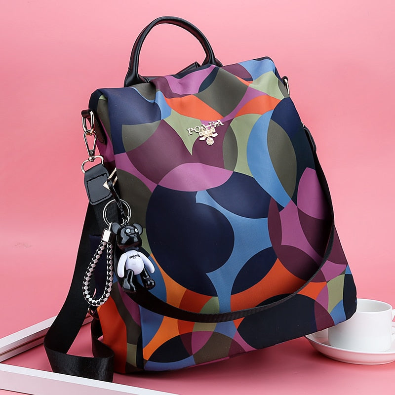 Fashion Backpack Women Oxford Cloth Shoulder Bag 2023 School Bags For Teenage Girls Light Ladies Travel Bagpack Mochila Feminina