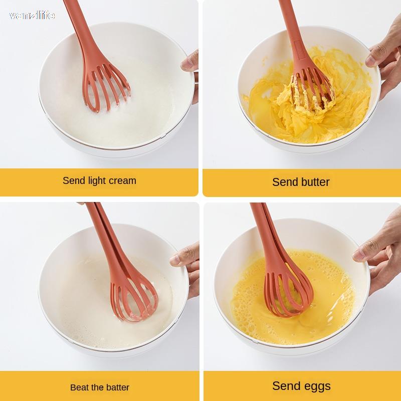 Whisk Hand Cream Foaming device Household Blender Egg Stirrer Food Egg Holder Clip Kitchen Food Tongs