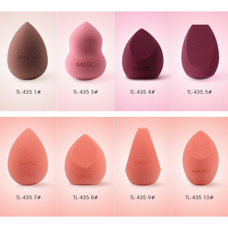 IMAGIC Makeup Sponge Professional Cosmetic Puff For Foundation Concealer Cream Beauty Make Up Soft Water Wholesale