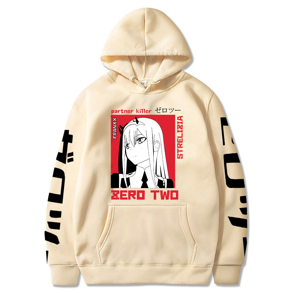 Anime Darling In The Franxx Men Women Unisex Hoodies Sweatshirts Zero Two Hoodie Autumn Winter