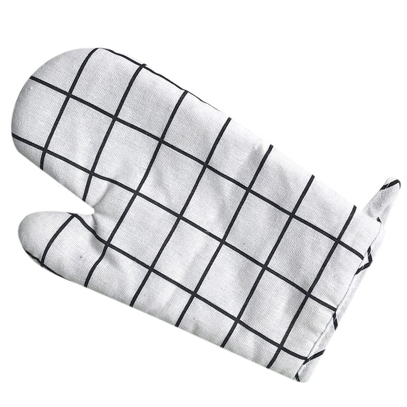 Cartoon 3D Cat Paws Oven Mitts Heat Resistant Non-slip Kitchen Baking Gloves Long Cotton Kitchen Microwave Insulation Gloves