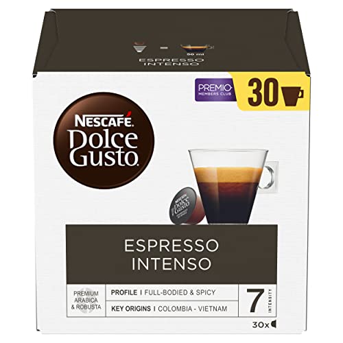 NESCAFÉ Dolce Gusto Espresso Intenso - x3 pack de 30 cápsulas - Total: 90 cápsulas