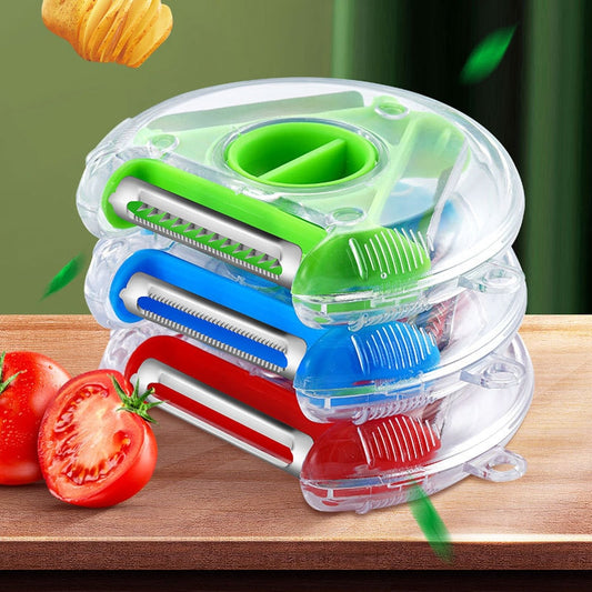 Magic Trio Peeler Slicer Shredder Peeler Julienne Cutter Multi Stainless Steel Blade Grater Zesters Kitchen accessories