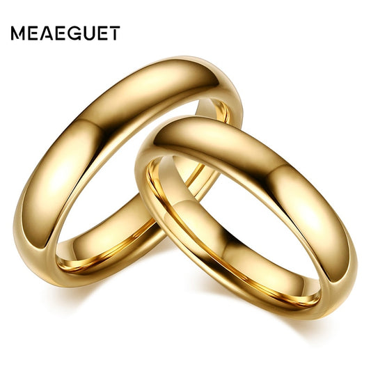 Vintage Tungsten Carbide Wedding Rings For Couple Solid Gold-Color Lover's Engagement