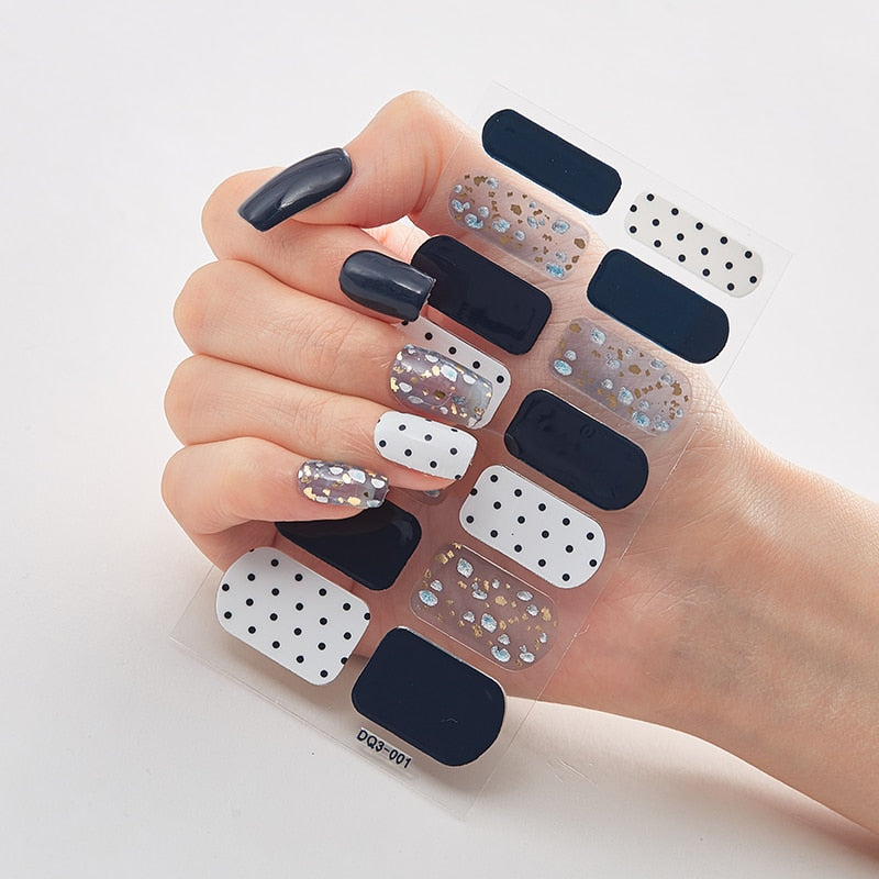 Three Sorts 0f Nail Stickers Self Adhesive Nail Sticker Nails Art Decoration Nail Designs Nails Sticker Designer Full Beauty