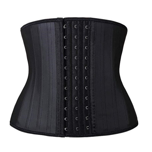 Steel Boned Latex Corset Women Waist Control Corset Bustier Underbust Latex Waist Trainer Corset Slimming Shaper Belt