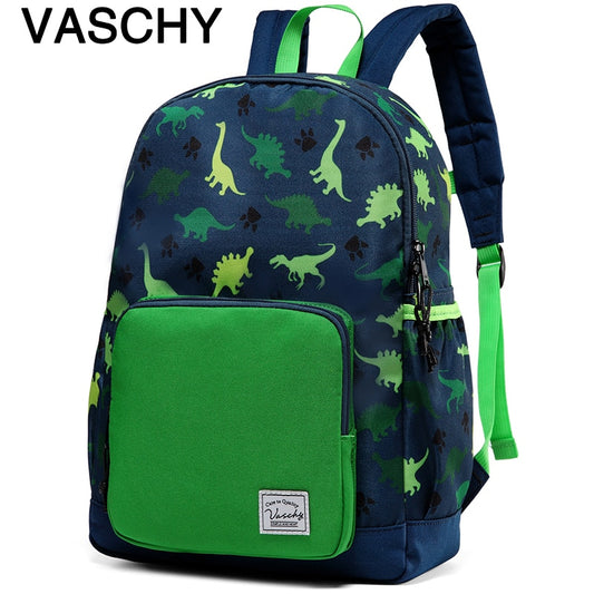 VASCHY Children Backpack Kids School Bags Kindergarten Preschool Backpack Cartoon Backpack for Girls Boys With Chest Strap