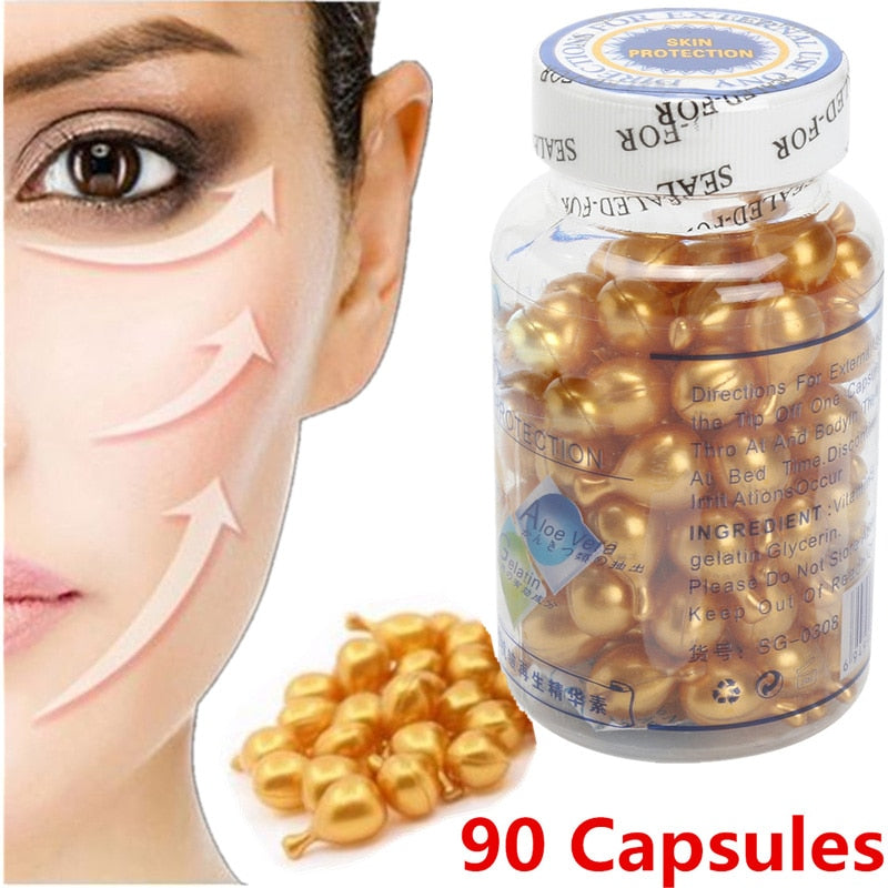 90pcs Vitamin E Extract Wrinkle Regenerating Serum Cream Anti-wrinkle Whitening Moisturizing Cream