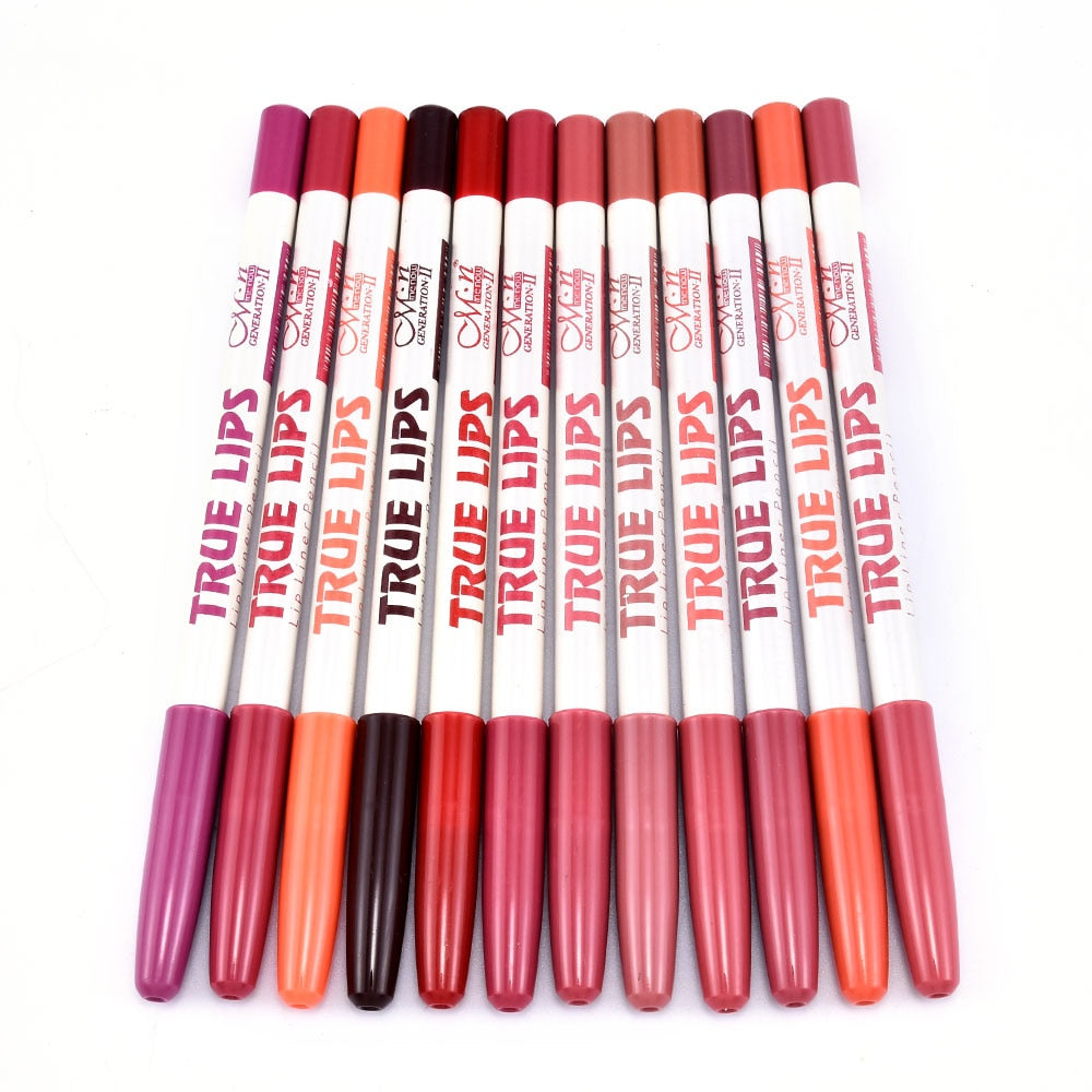 6Pcs/set Lipliner Pencil Matte Lipstick Waterproof Long Lasting Women Makeup crayon