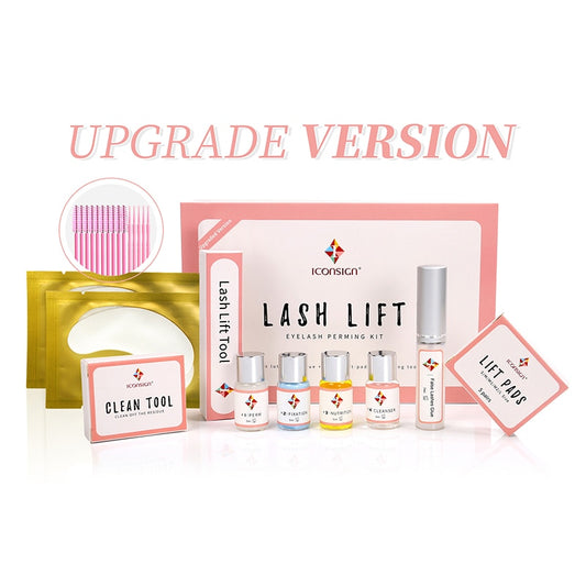 ICONSIGN Lash Lift Kit Upgrade Version Eyelash Perm Lifting Eyelash Curl Lash Eyelash Enhancer Eye Makeup Tools