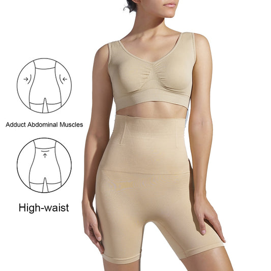 High Waist Non-slip Shaper Shorts Large Size Shapewear Underwear