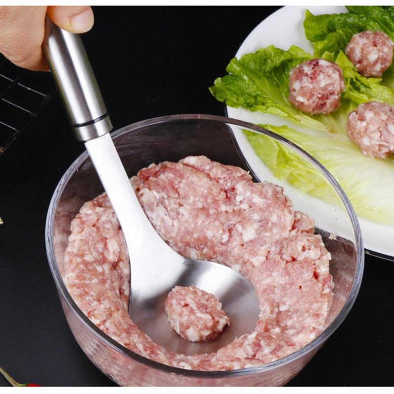 Creative Meatball Maker Spoon Stainless Steel Non-Stick Creative Meatball Maker Cooking Tools Kitchen Gadgets And Accessories