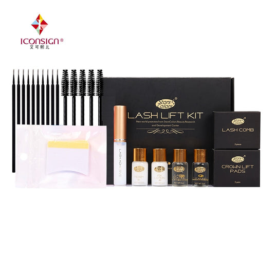 Drop shipping Fast Perm Mini Eyelash Kit Lashes lift Cilia Make Up Perming Lifting Growth Treatments Brushes Pads Beauty Tools