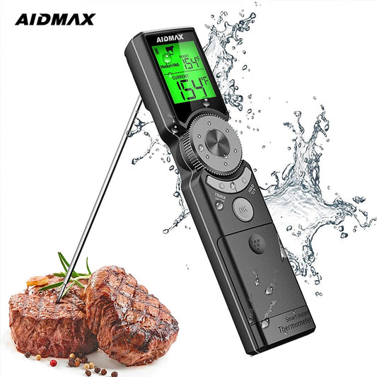 Instant Read Waterproof Digital Electronic Kitchen Cooking BBQ Grill Meat Thermometer For Oven