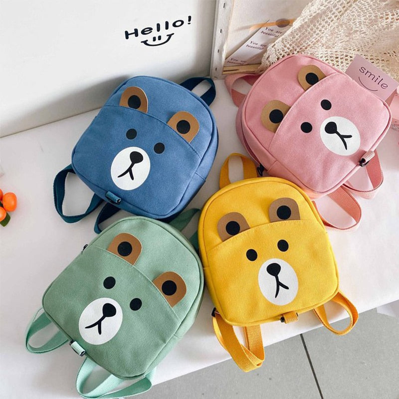 Cartoon Baby Safety Harness Adjustable Backpacks School Bag Bear Toddler Kids Backpack Children Girls Boys Anti-Lost Backpacks