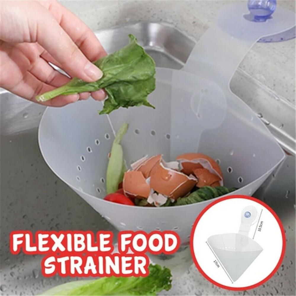 Kitchen Accessories Gadgets Self-Standing Stopper Kitchen Anti-Blocking Device Recyclable Drain Filter Kitchen Supplies Goods