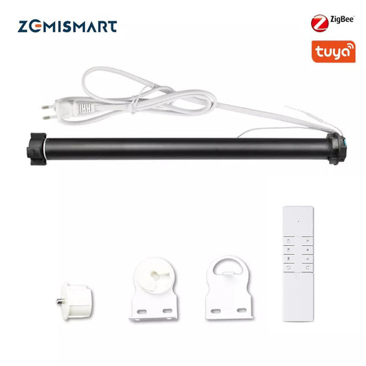 Zigbee Roller Shade Motor 38mm Tube Electric Engine Shutter Rod (Alexa Google Home Voice Control Smartthings)