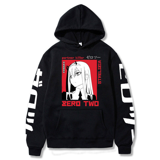 Anime Darling In The Franxx Men Women Unisex Hoodies Sweatshirts Zero Two Hoodie Autumn Winter