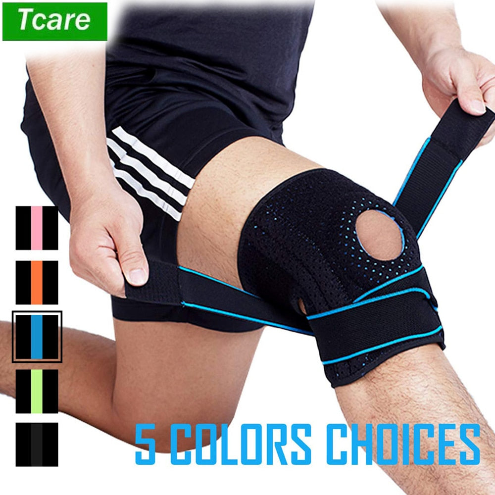 Tcare 1 Piece Knee Brace Stabilizers for Meniscus Tear Knee Pain ACL MCL Injury Recovery Adjustable Knee Support Brace Men Women