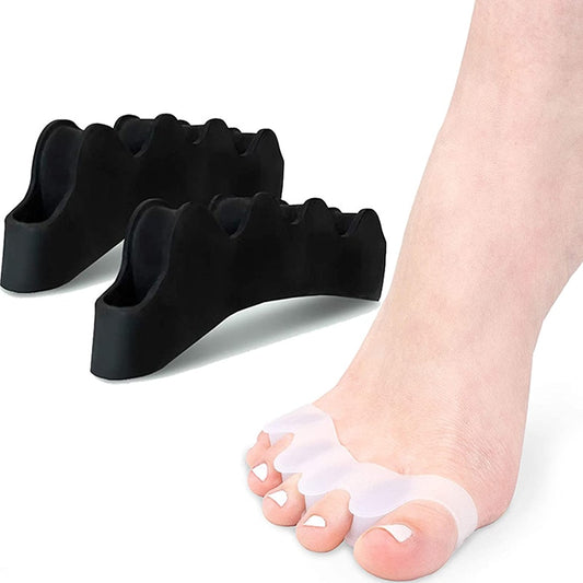 Silicone Finger Toe Protector Toe Separators Stretchers Straightener Bunion Protector Pain Relief Foot Care 5 Colors