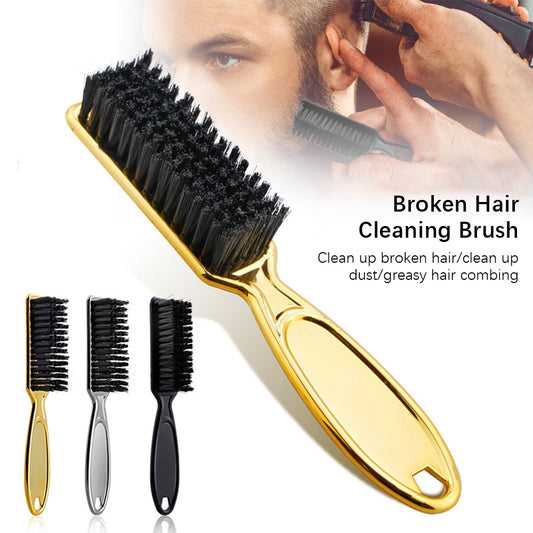 Plastic Handle Hairdressing Soft Hair Cleaning Brush Barber Neck Duster Broken Hair Remove Comb Hair Styling Tools Comb