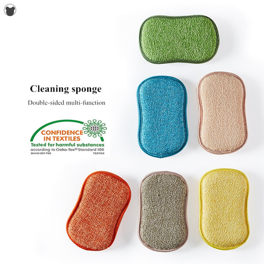 Kitchen/Bathroom Magic Sponge High Efficiency Sponge Brush for Non Stick Pot Cleaning Sponges Kitchen Tools Wash Pot Gadgets