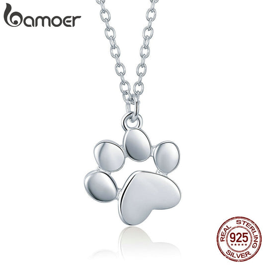 Gold/Silver Paw Necklace/Pendant Chain for Women