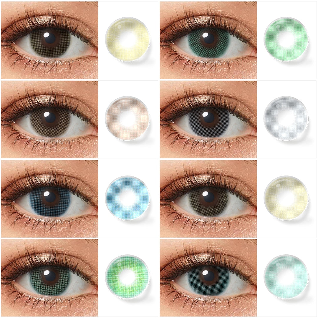 Natural Color Lens Eyes 1Pair Color Contact Lenses For Eyes Beauty Contact Lenses Eye Cosmetic Color Lens Eyes